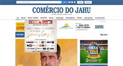 Desktop Screenshot of comerciodojahu.com.br