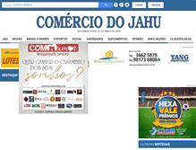 Tablet Screenshot of comerciodojahu.com.br